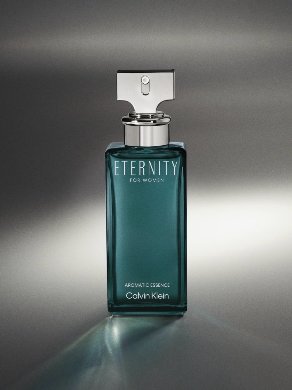 Calvin Klein Eternity for Women Aromatic Essence Fragrance Teal Glass Bottle